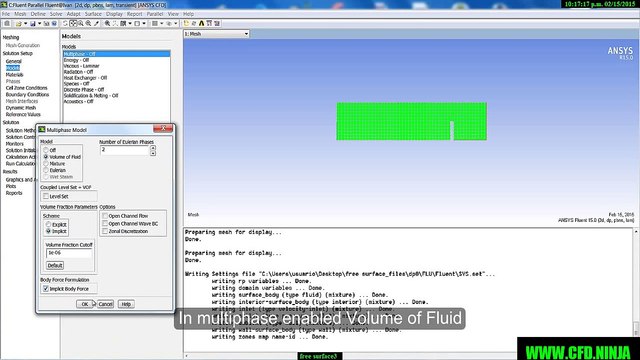 ANSYS FLUENT - Free Surface - TUTORIAL Part 3/3