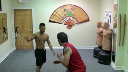 Safe Sparring - Sifu vs Kong - Light Contact - Red Angle 2