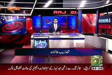 Aaj Shahzeb Khanzada Kay Sath (08-09-2015)