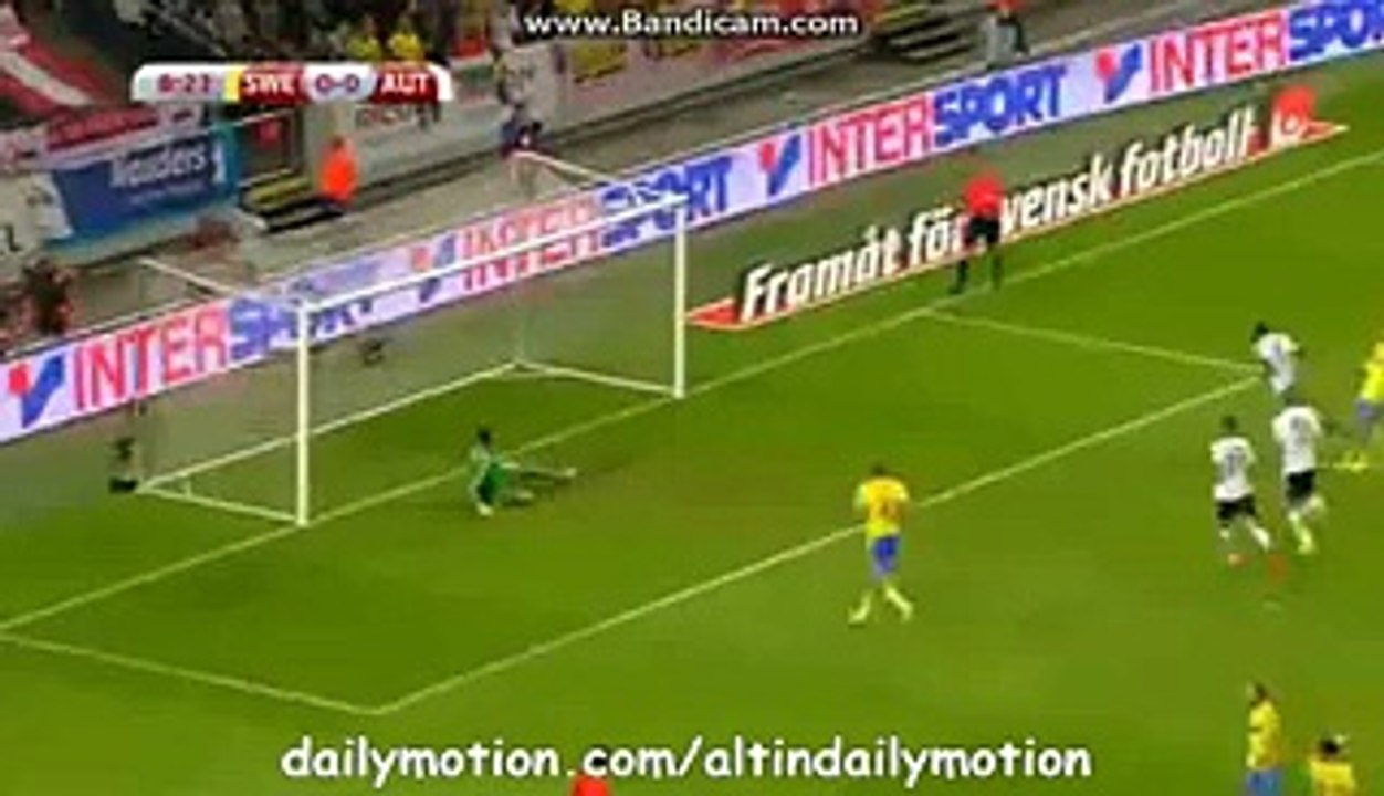 David Alaba Penalty Kick Goal - Sweden 0-1 Austria - 08.09.2015