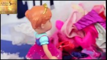 Disney Frozen Elsa Anna Young Children Funny Olaf Barbie Clothes Dress Up Kids Parody - MertaCeyon