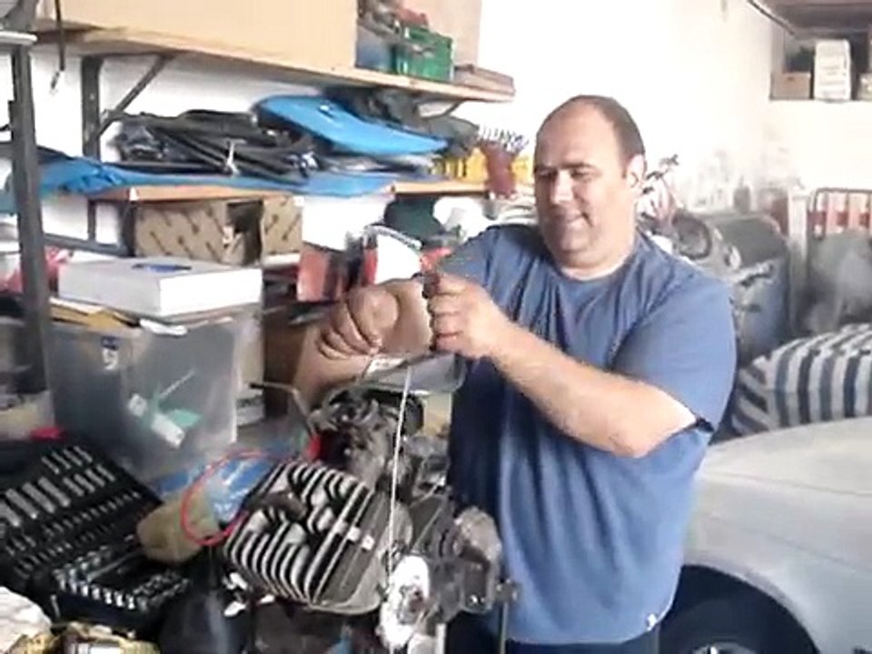 primer arranque del motor de la derbi c-6