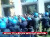 Torna l'Onda, alla Sapienza la polizia carica gli studenti