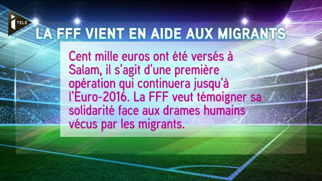 Réfugiés : le monde du football se mobilise