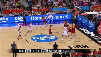 la passe lumineuse de Dario Saric pour Bojan Bogdanovic