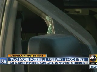 Two more possible freeway shootings