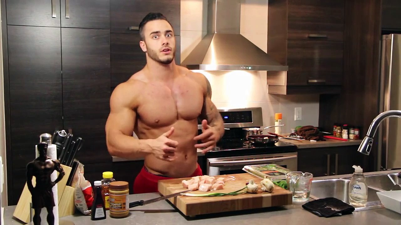 Peanut butter chicken/spinach - Mike chabot