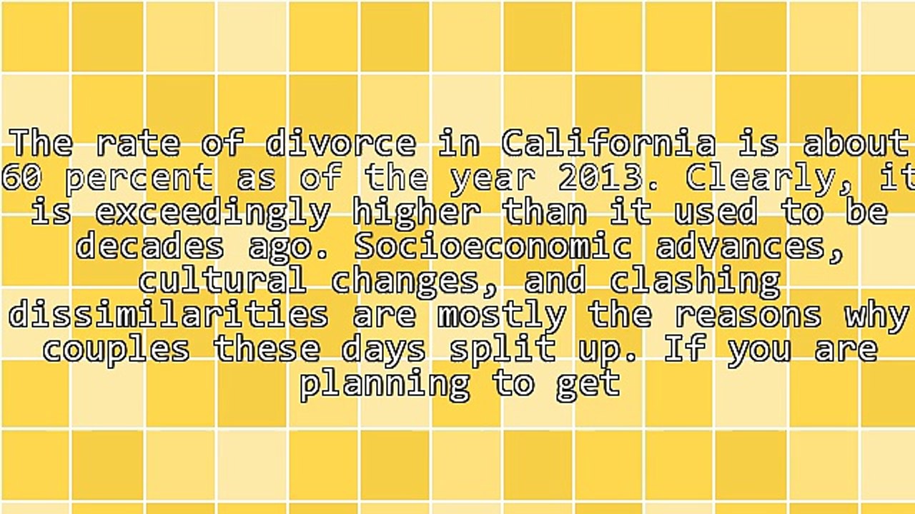 Divorce Records California