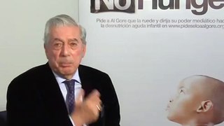 Mario Vargas Llosa apoya la campaña No Hunger