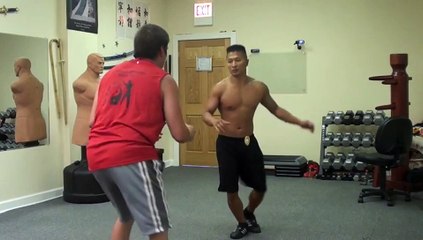 Safe Sparring - Sifu vs Kong - Light Contact - Red Angle 1