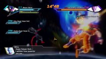 Dragon Ball Xenoverse Blazer Nova, SSJG Goku and SSJ4 Vegeta vs Beerus and Whis