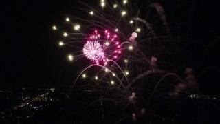 Fireworks Show Filmed by Drone - St. Clair Country Club Fireworks Show 2015
