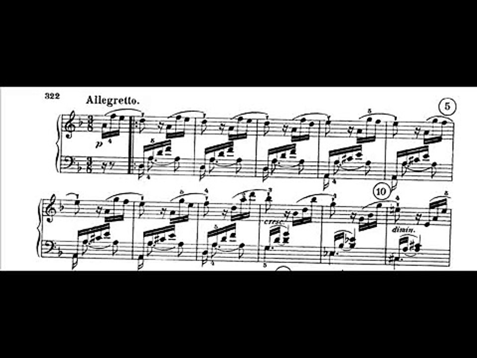 Beethoven - Piano Sonata No. 17, Op. 31/2 "Tempest" III. Allegretto (Kempff)