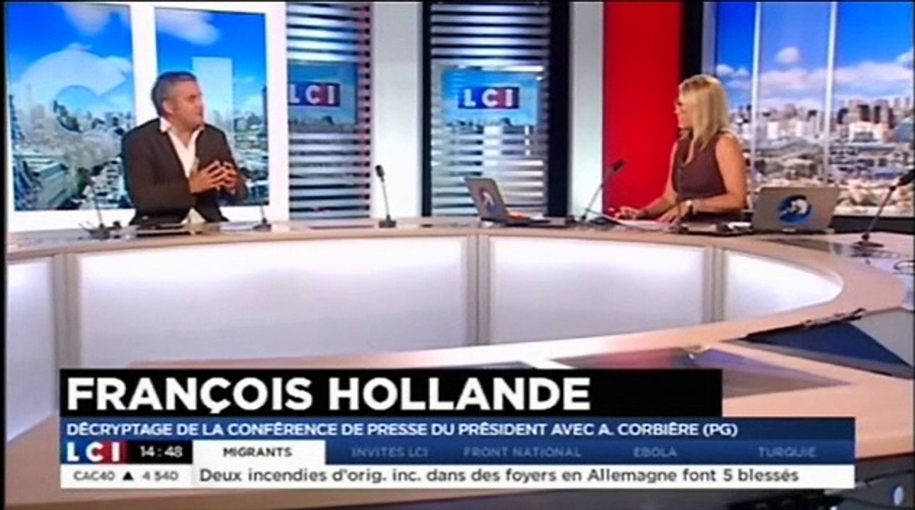 Alexis Corbière au "14 17" sur LCI le 07/09/2015