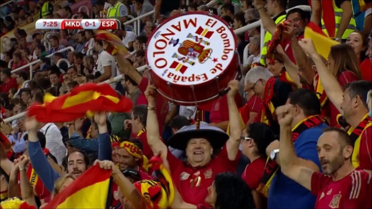 Goal Juan Mata - Spain 3-0 FYR Macedonia - 08-09-2015