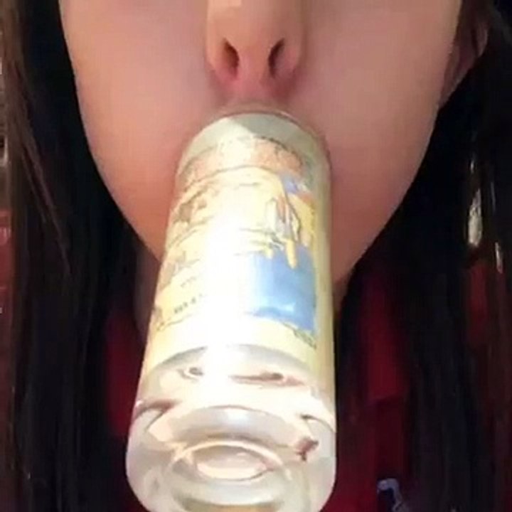 Kylie Jenner Lips Challenge Tutorial (Shot Glass #KylieJennerChallenge)