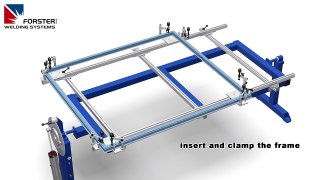 frame welding fixture - (weld jig / welding table) - 4300 (english)