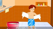 Blue Bath English Songs For Kids | 3D Cartoon Baby Nursery Rhymes | Learning Super Simple Songs