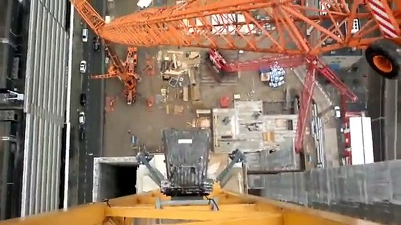 Torenkraan tijdelijk hoogste gebouw te Utrecht