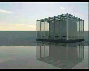 Tadao Ando glass box timelapse
