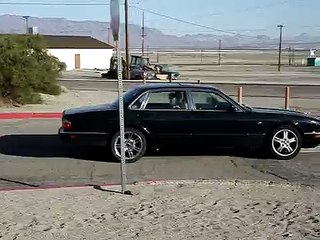 Supercharged 1998 Jaguar XJR Burnout Trona