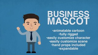 After Effects Project Files - Business Mascot - Animated Cartoon - VideoHive 10409681