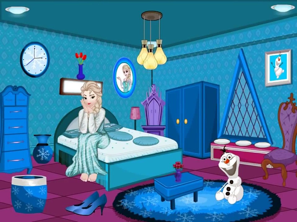 Equips room for Elsa! Game for girls! Child's play!