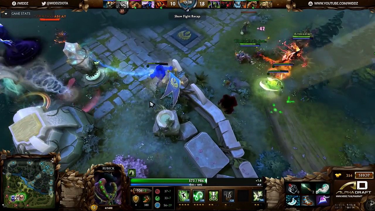 Miracle- 8000MMR MID Rubick DOTA 2 gameplay