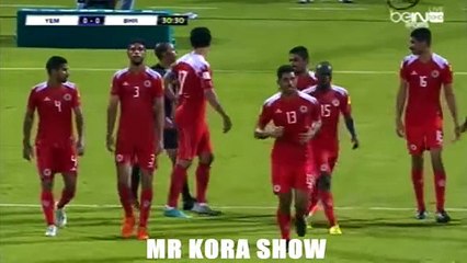 أهداف مباراة اليمن والبحرين 0-4 اليوم في تصفيات كأس العالم آسيا