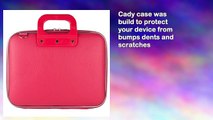 Pink Cady Executive Leather Hard Cube Carrying Case with Shoulder