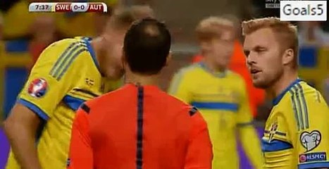 Sweden 1 - 4 Austria All Goals and Highlights EURO Qualifications 8-9-2015