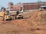 Construction Site #1 - excavator, bulldozer, and dump truck