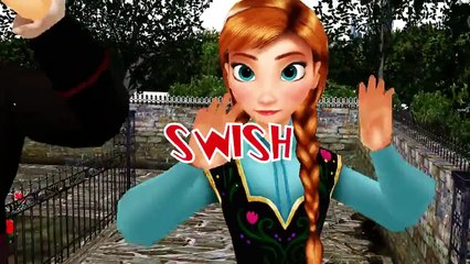 Nursery Rhyme Dance - Wheels On The Bus Anna and Kristoff Romantic Nursery Rhyme Dance