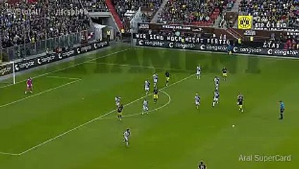 Adnan Januzaj First Goal St.Pauli 0 - 2 Borussia Dortmund 08.09.2015