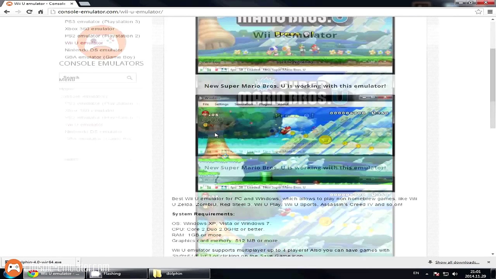 Wii U Emulator for Windows Mac OS X PC January 2015 - video Dailymotion