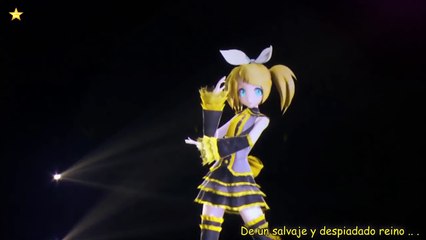 RIN & LEN Kagamine - Daughter of evil & Servant of evil - Sub Español - Live party Sapporo 2011