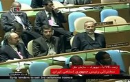Ahmadinejad Speech at UN(2) اراجیف احمدی نژاد در سازمان ملل متحد.