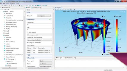 Viewing Simulation Results with Periodicity Beyond Original Geometry in COMSOL