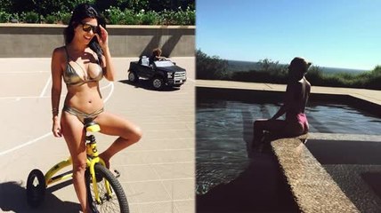 Lady Gaga, Kourtney Kardashian & More Spent Labor Day Poolside