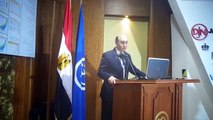 الفريق مهاب مميش رئيس هيئة قناة السويس يؤكد أن قناة السويس الجديدة أنجاز مصرى عالمى