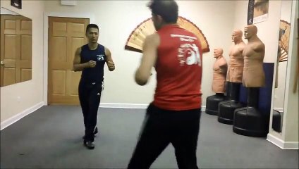 Safe Sparring - Sifu vs. Shunyuan - Defensive - Rd. 1