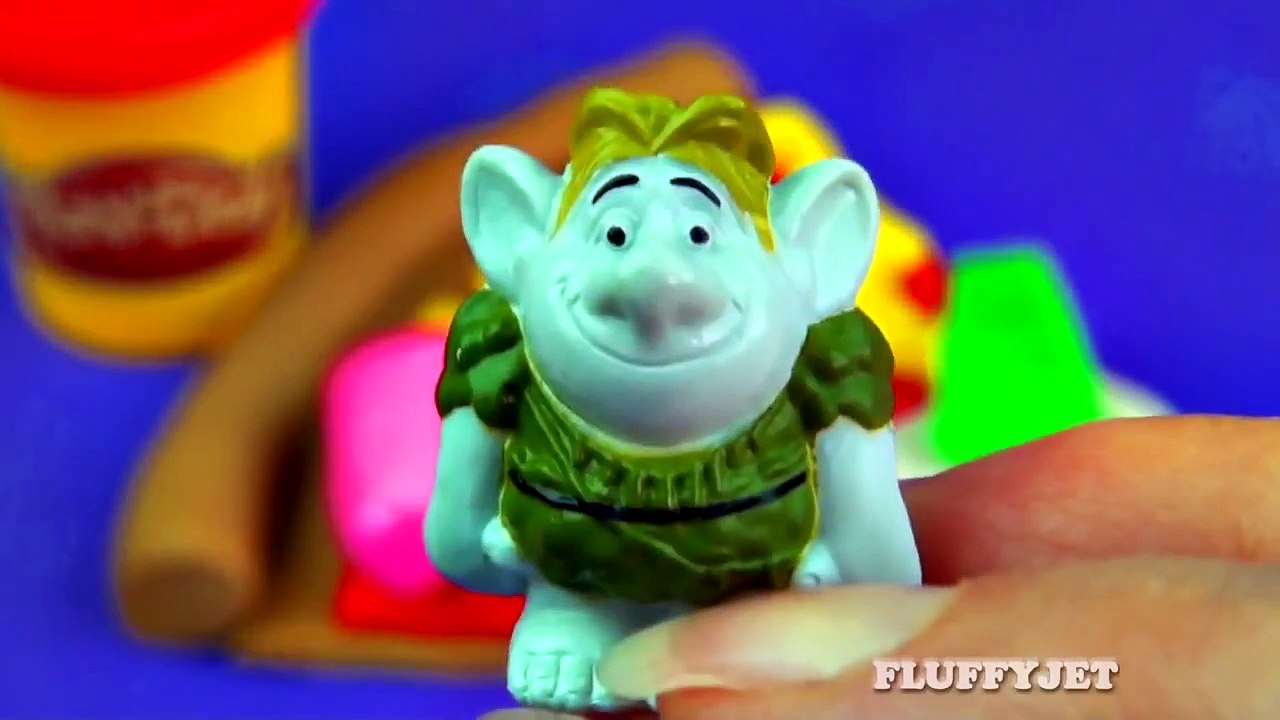 Play Doh Pizza Surprise Eggs Cars 2 Shopkins Disney Frozen Donald Duck Smurfs Batman Toys FluffyJet.