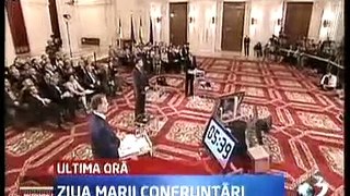 Dezbatere Traian Basescu vs Mircea Geoana (alegeri prezidentiale 2009) part 1