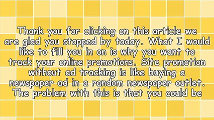 Ad Tracking and Site Promotion: Your Three-Step Guide to Success