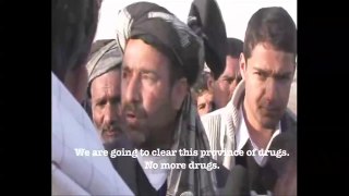 Destroying drugs and supporting farmers in Afghanistan