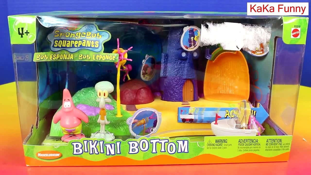 Nickelodeon Talking SpongeBob SquarePants Squidward & Patrick With Playset