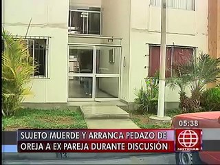 Surco: Joven le arrancó un pedazo de oreja a su ex pareja tras fuerte discusión