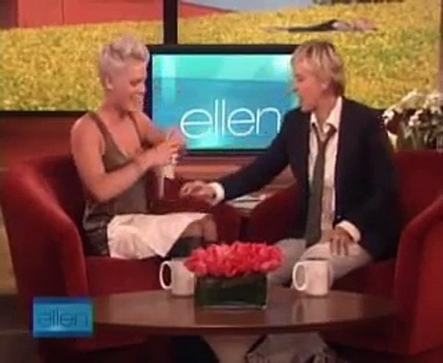 Pink on Ellen