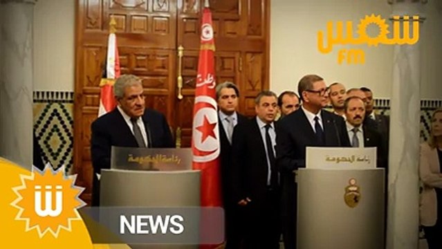 لحظة إنسحاب رئيس الوزراء المصري من الندوة الصحفية على خلفية سؤال طرحه مقداد الماجري