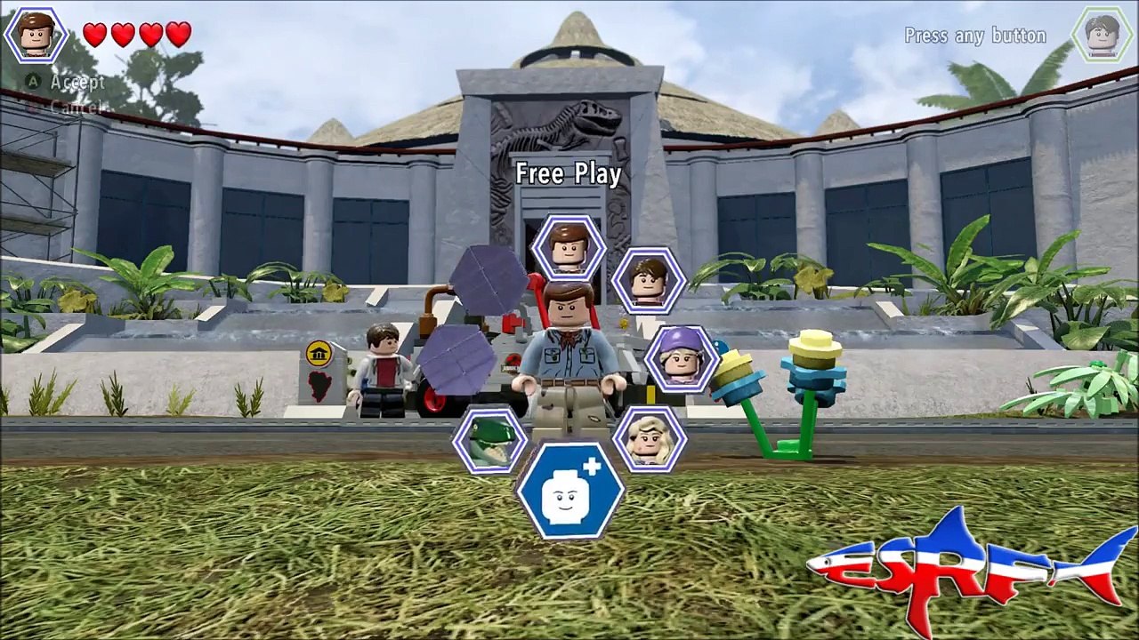 LEGO jurassic World MR DNA Unlocked Gameplay